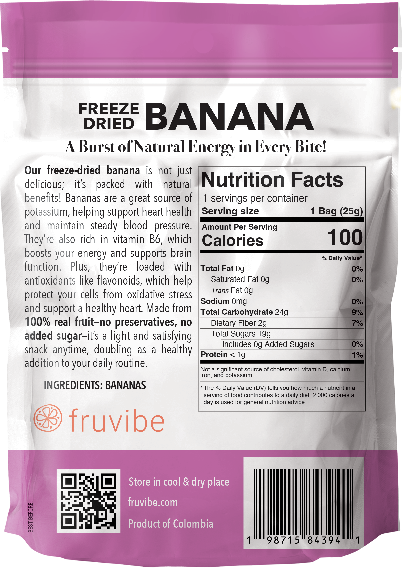 Freeze Dried Banana