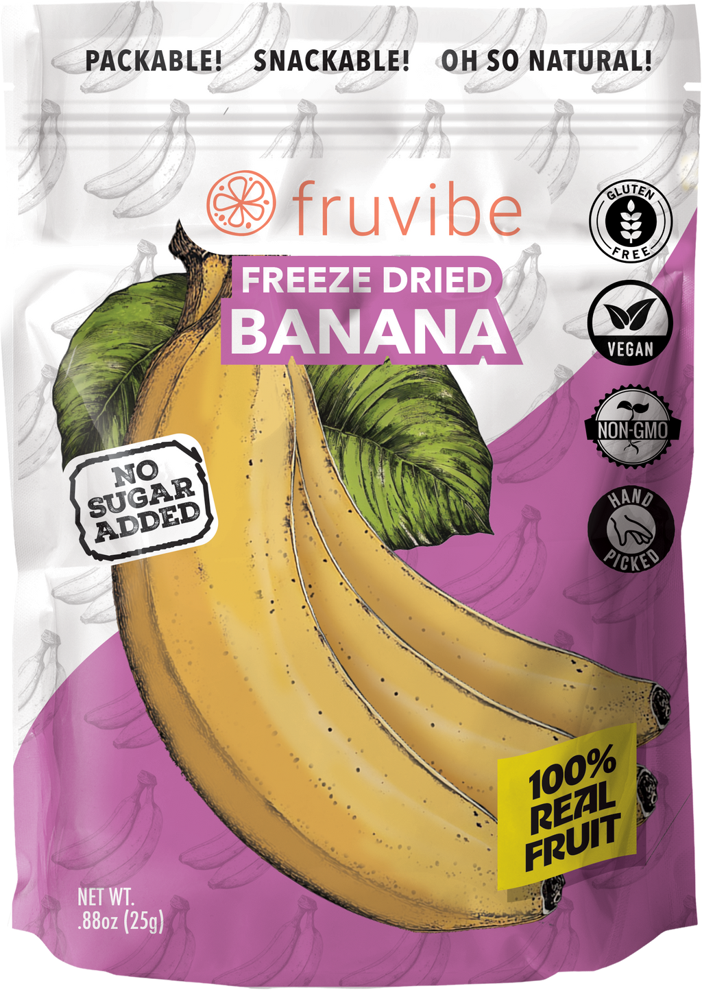 Freeze-Dried Banana - Potassium Rich Snack