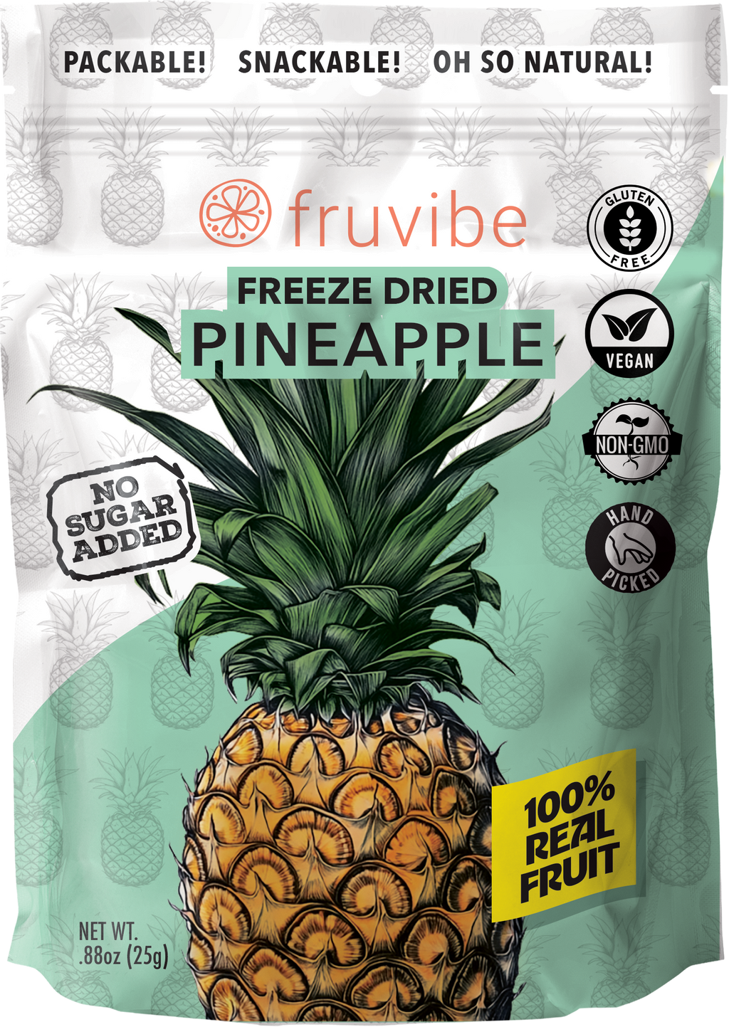 Freeze-Dried Pineapple - Immunity Boost Snack
